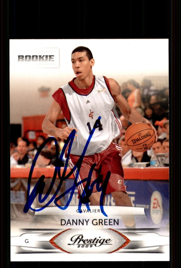 Signed Basketball Card Auto Danny Green 2009-10 Panini Prestige #194 Cavaliers