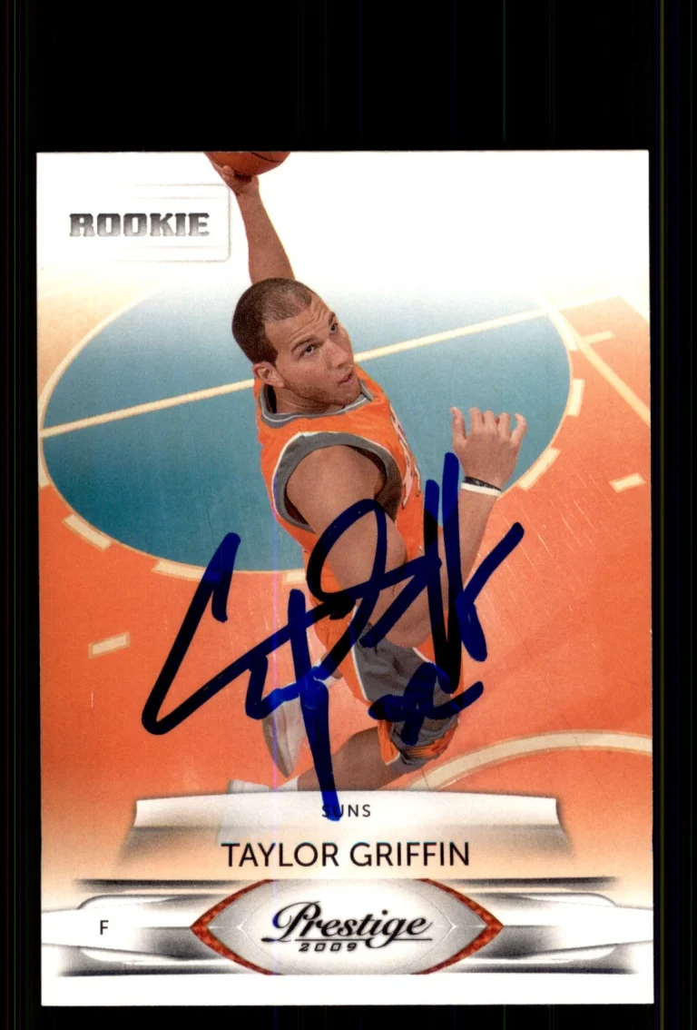 Signed Basketball Card Auto Taylor Griffin 2009-10 Panini Prestige #245 Suns