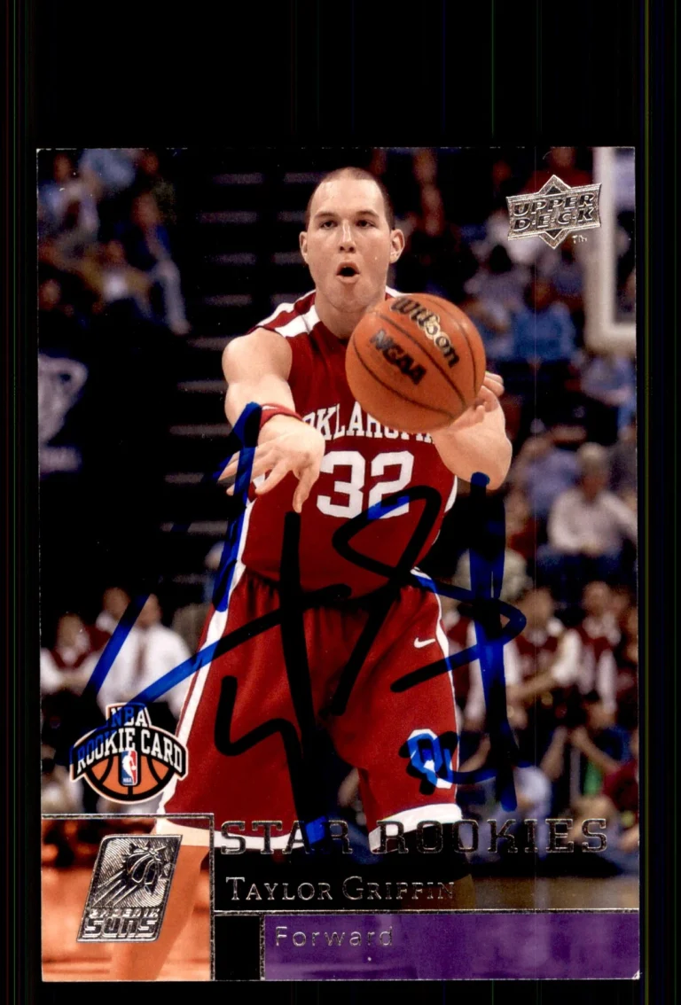 Signed Basketball Card Auto Taylor Griffin 2009-10 Upper Deck #202 Phoenix Suns
