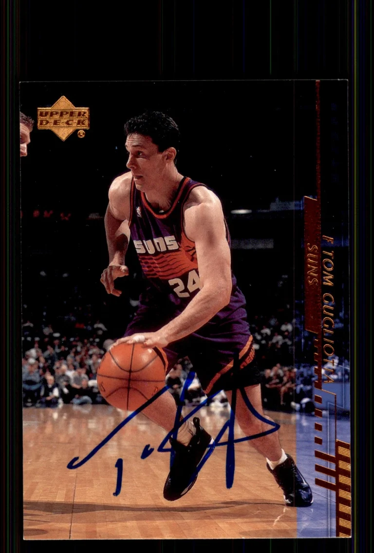 Signed Basketball Card Auto Tom Gugliotta 2000-01 Upper Deck #133 Phoenix Suns