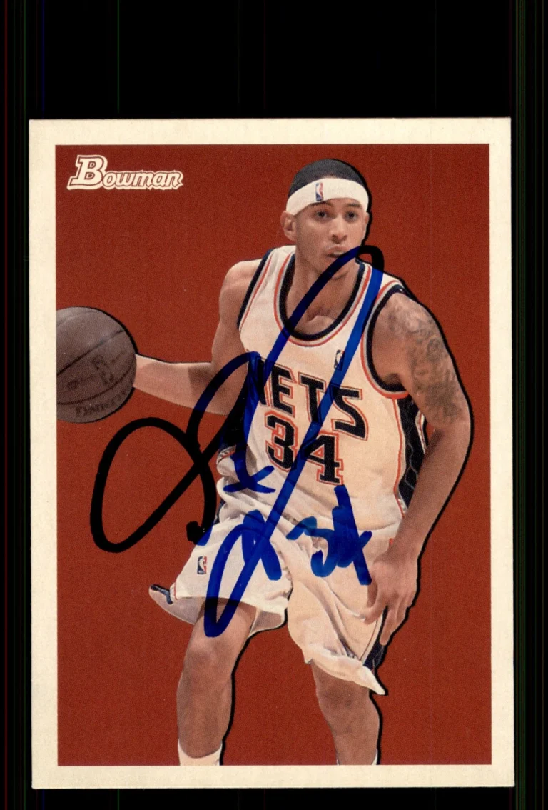 Signed Basketball Card Auto Devin Harris 2009-10 Bowman 48 #49 New Jersey Nets