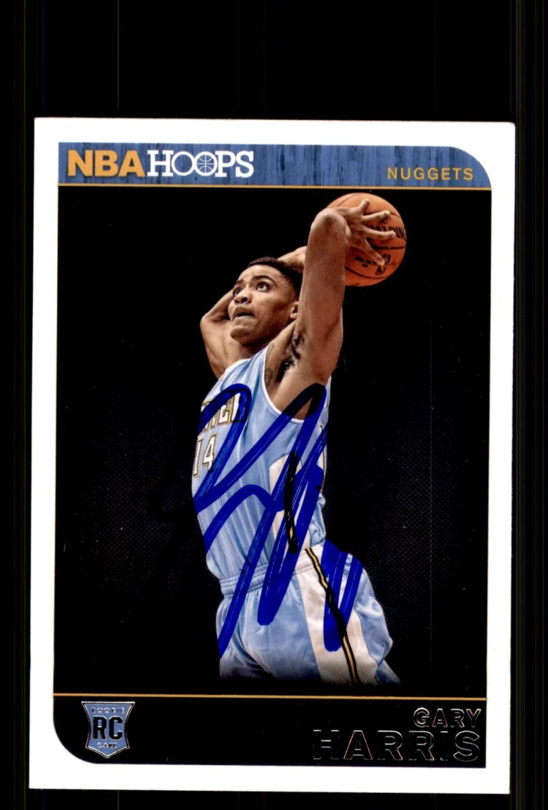 Signed Basketball Card Auto Gary Harris 2014-15 Hoops #277 Denver Nuggets