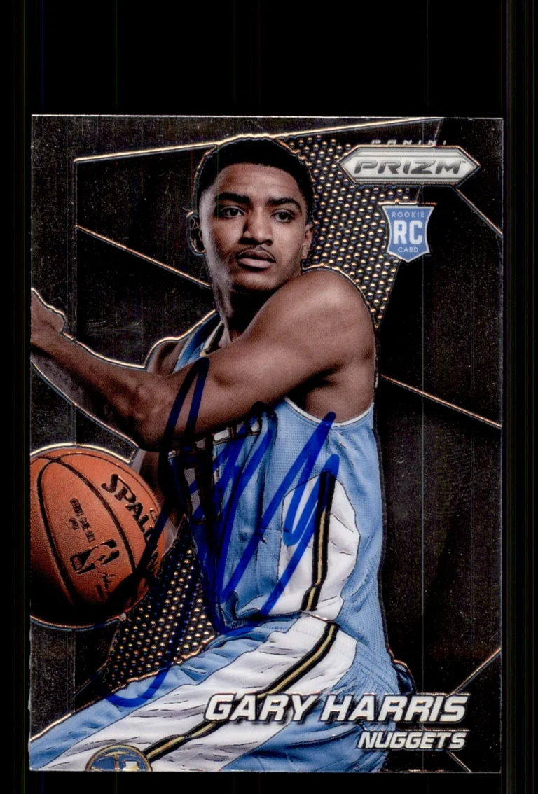 Signed Basketball Card Auto Gary Harris 2014-15 Panini Prizm #267 Denver Nuggets