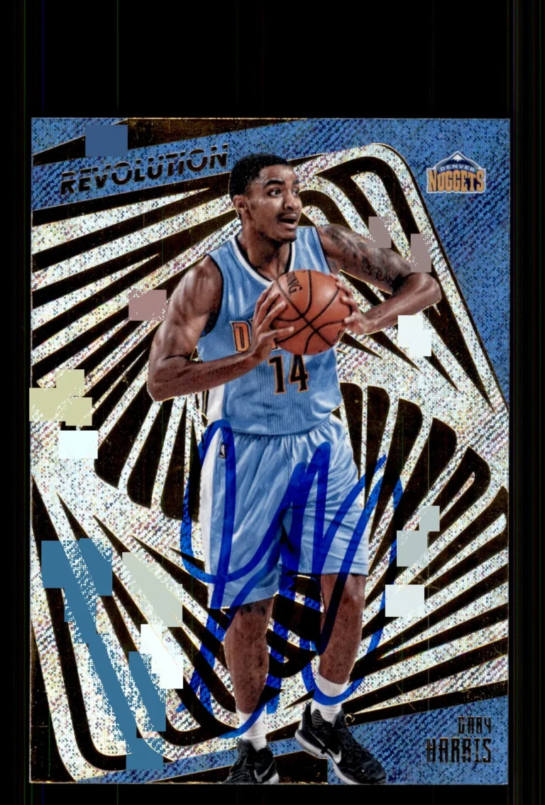 Signed Basketball Card Auto Gary Harris 2015-16 Panini Revolution #79 Nuggets