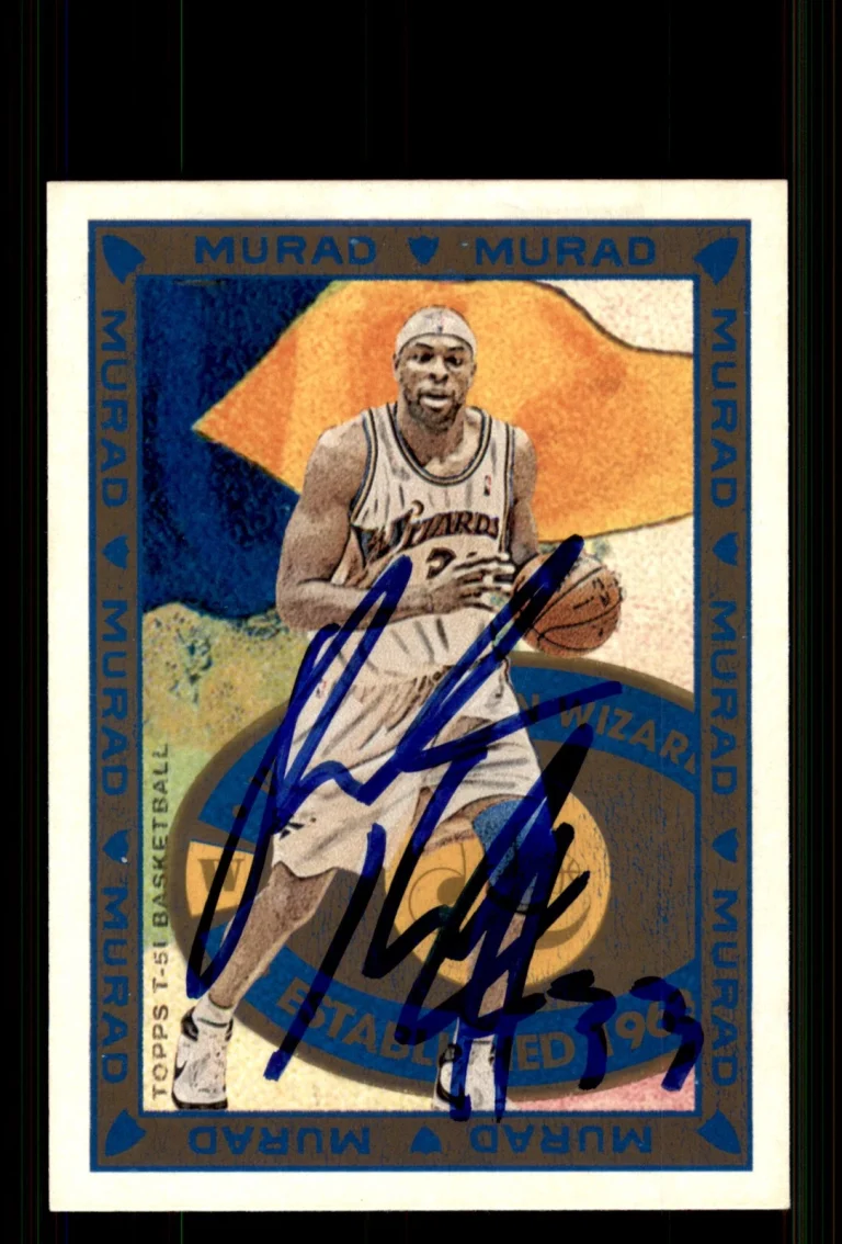 Signed Basketball Card Auto Brendan Haywood 2008-09 Topps T-51 Murad #22 Wizards