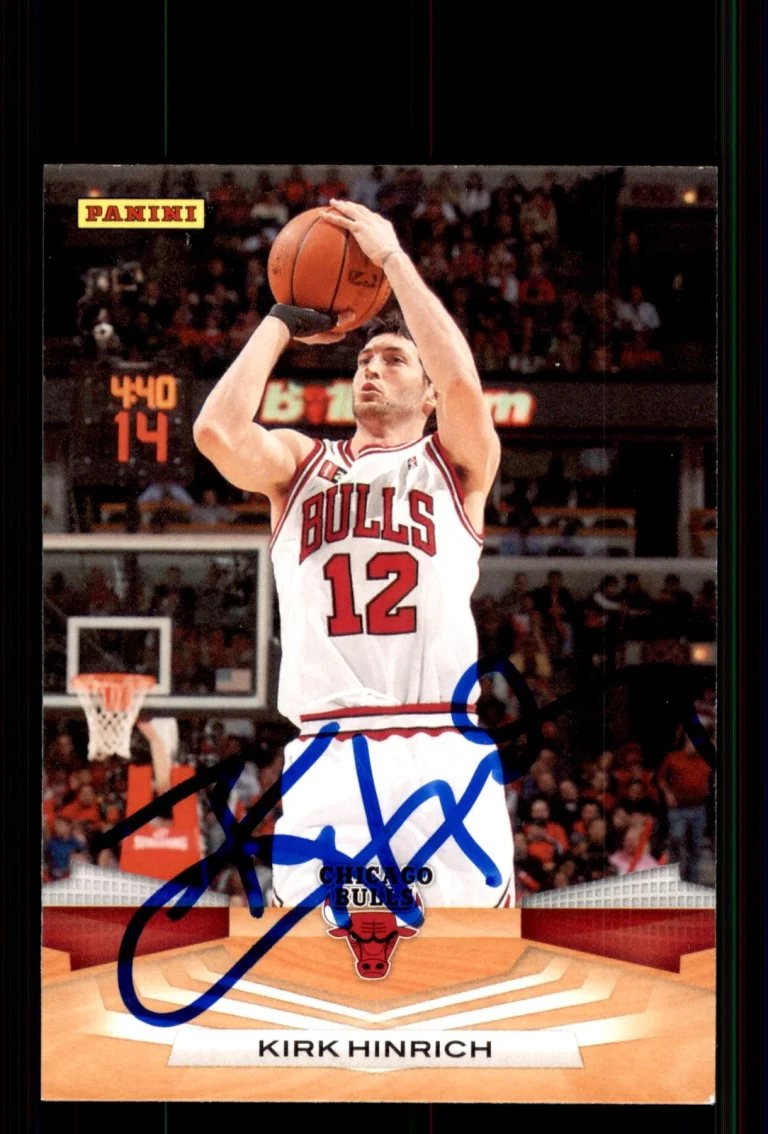 Signed Basketball Card Auto Kirk Hinrich 2009-10 Panini #57 Chicago Bulls