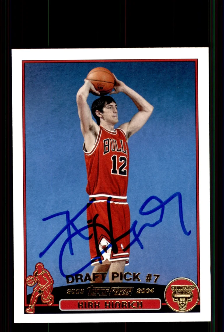 Signed Basketball Card Auto Kirk Hinrich 2003-04 Topps #227 Chicago Bulls