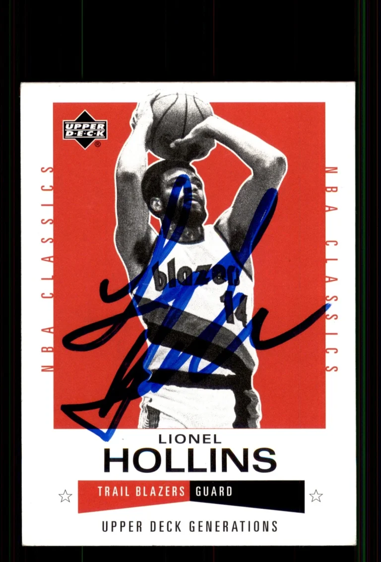 Signed Basketball Card Auto Lionel Hollins 2002-03 Upper Deck Generations #118