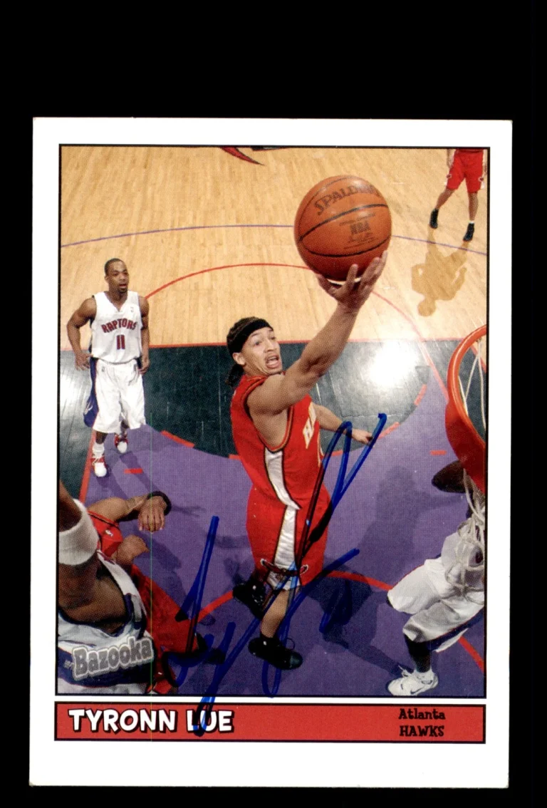 Signed Basketball Card Auto Tyronn Lue 2005-06 Bazooka #46 Atlanta Hawks