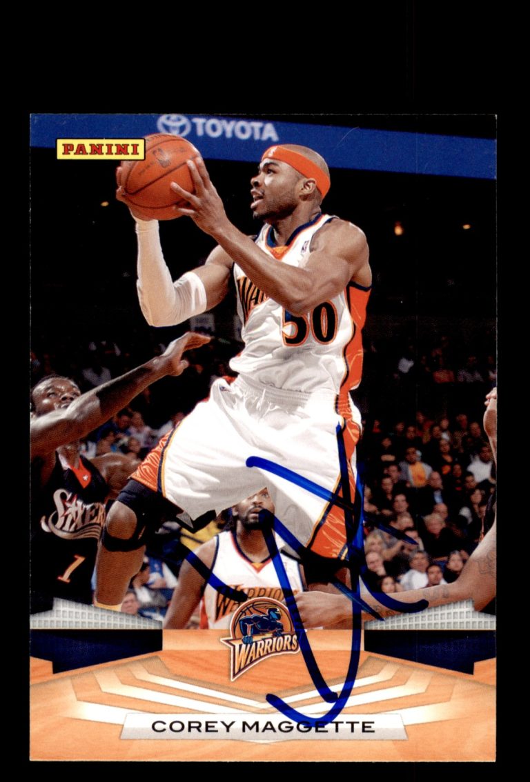 Signed Basketball Card Auto Corey Maggette 2009-10 Panini #251 Warriors