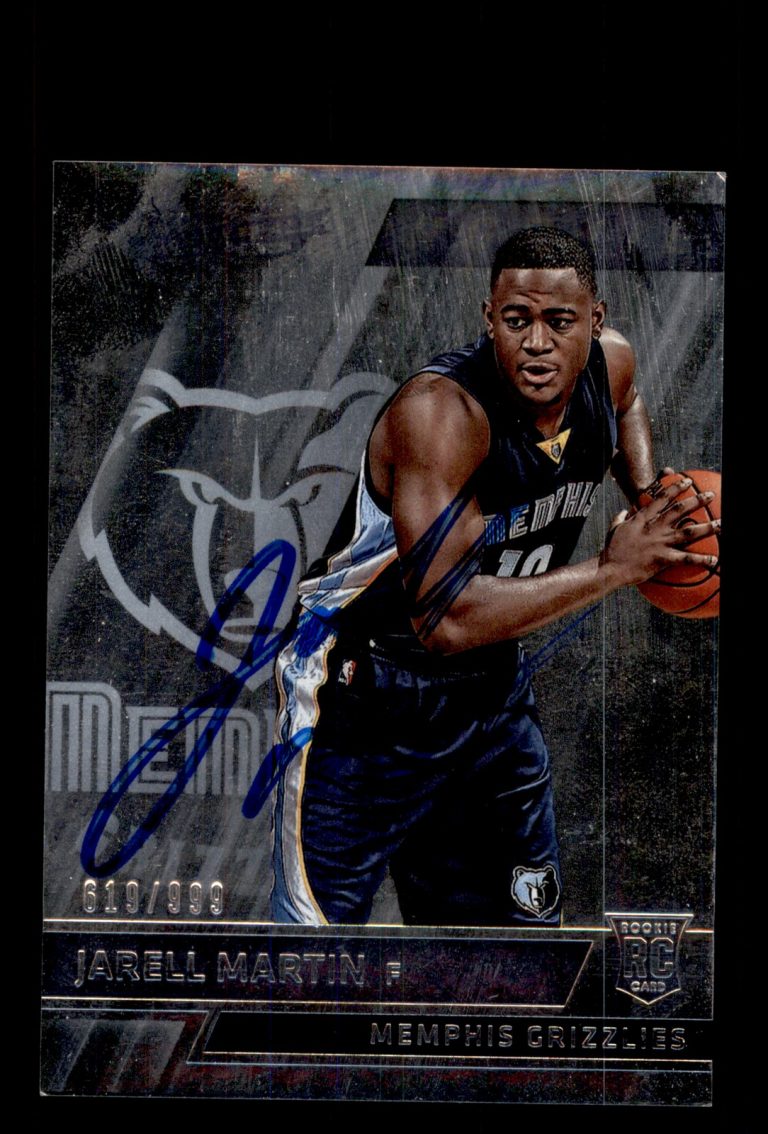 Signed Basketball Card Auto Jarell Martin 2015-16 Panini Absolute #163 Grizzlies