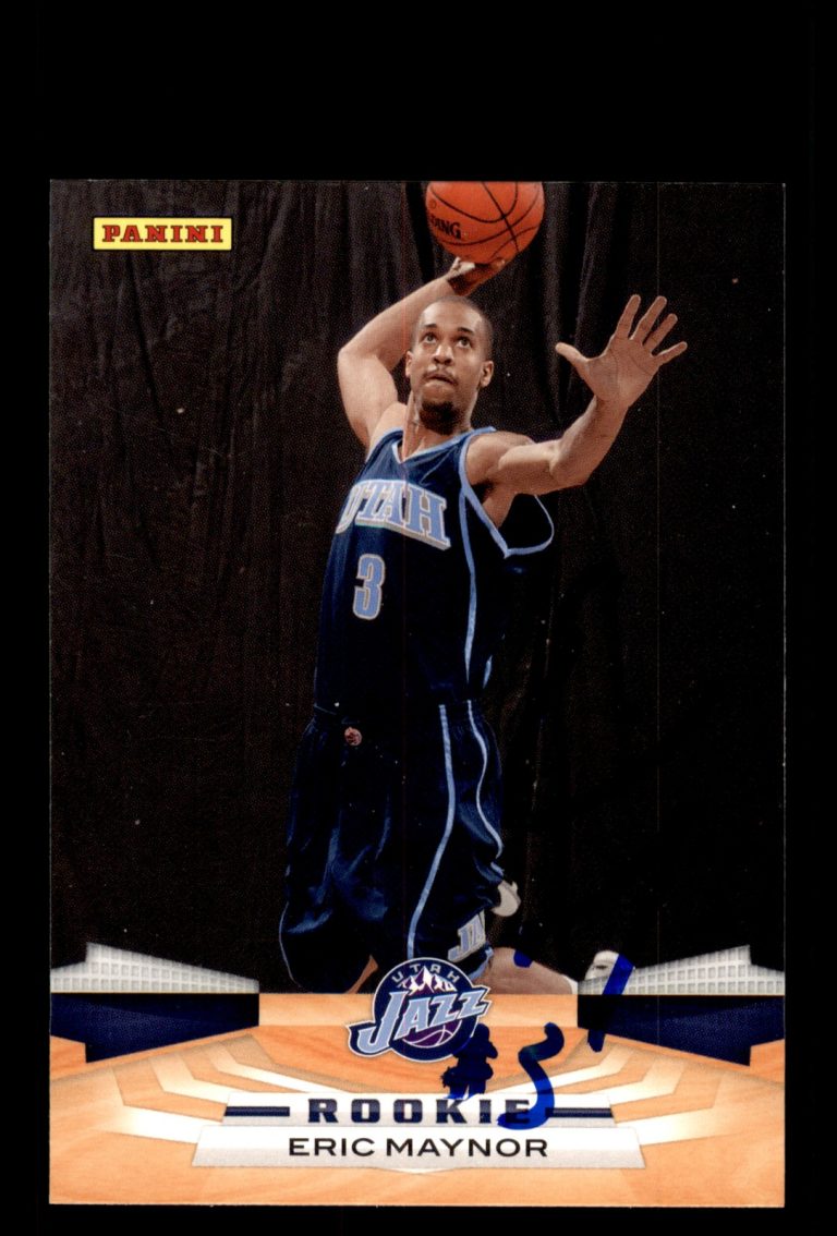 Signed Basketball Card Auto Eric Maynor 2009-10 Panini #370 Utah Jazz