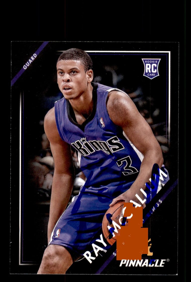 Signed Basketball Card Auto Ray McCallum 2013-14 Pinnacle #50 Sacramento Kings