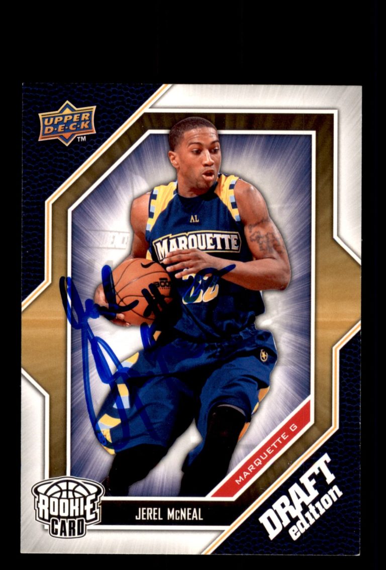 Signed Basketball Card Auto Jerel McNeal 2009-10 Upper Deck Draft Edition #46