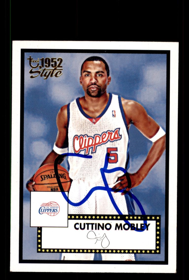 Signed Basketball Card Auto Cuttino Mobley 2005-06 Topps 1952 Style #115