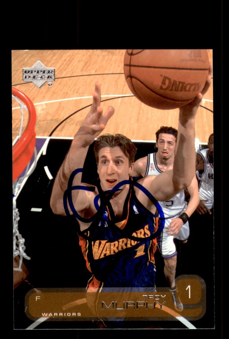 Signed Basketball Card Auto Troy Murphy 2002-03 Upper Deck #45 Golden State