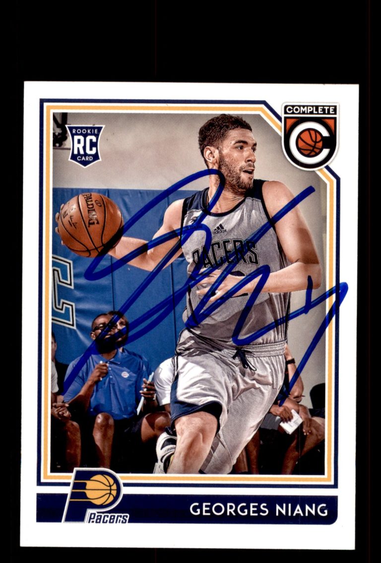 Signed Basketball Card Auto Georges Niang 2016-17 Panini Complete #241 Pacers