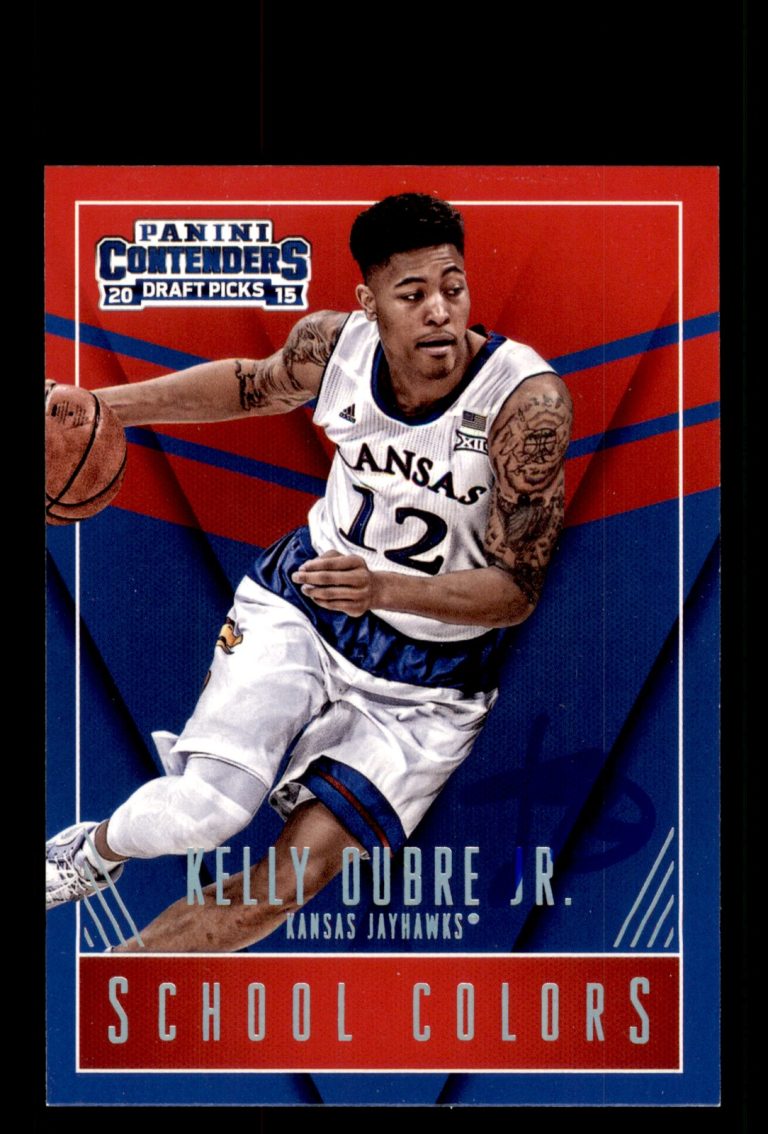 Signed Basketball Card Auto Kelly Oubre Jr. 2015 Panini Contenders Draft #25 KU