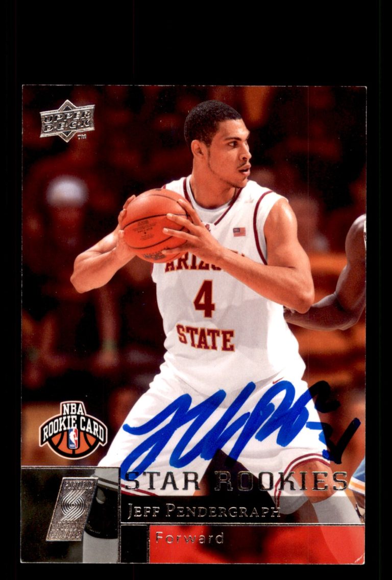 Signed Basketball Card Auto Jeff Pendergraph 2009-10 Upper Deck #216