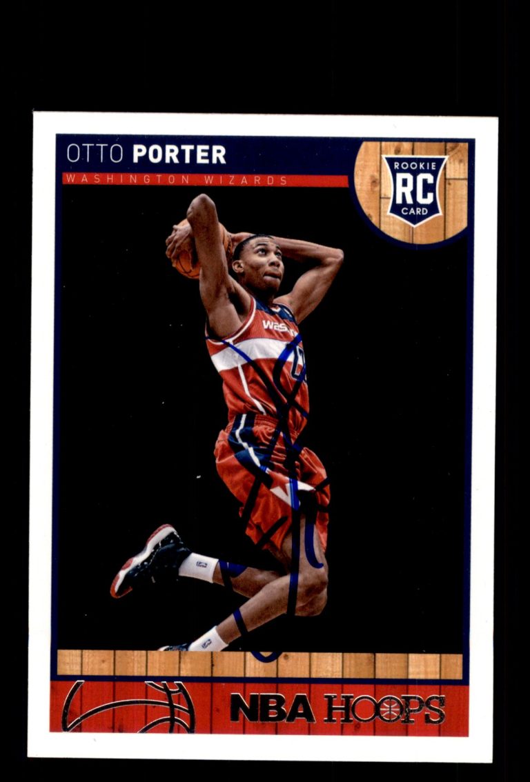 Signed Basketball Card Auto Otto Porter 2013-14 Hoops #263 Washington Wizards