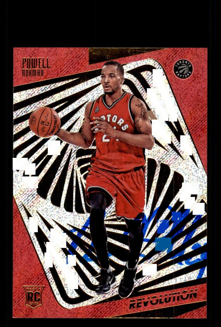 Signed Basketball Card Auto Norman Powell 2015-16 Panini Revolution #119 Raptors