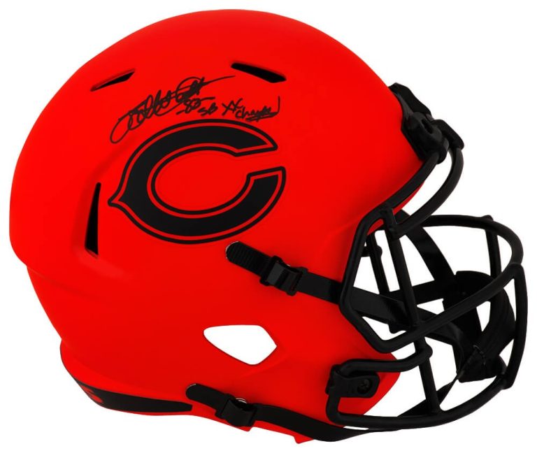 Willie Gault Signed Bears RAVE Riddell Full Size Replica Helmet w/Champs -SS COA