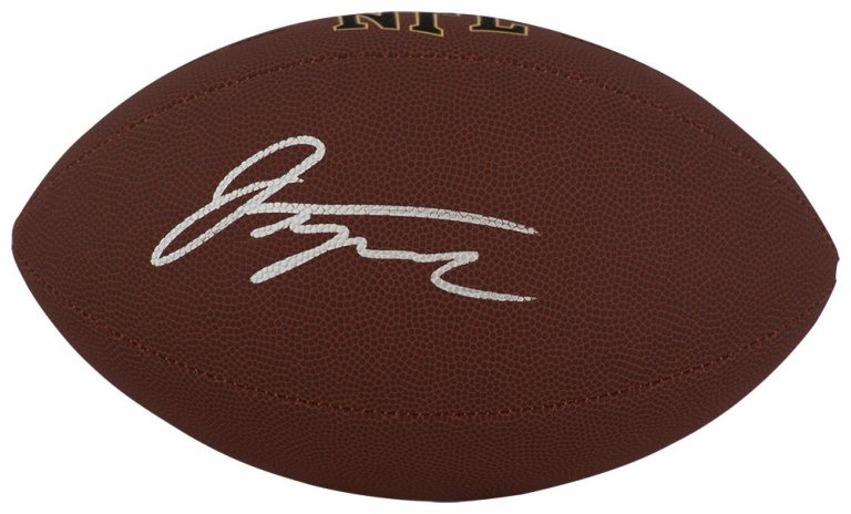 Jonathan Taylor Signed Wilson Super Grip Full Size NFL Football - (SCHWARTZ COA)