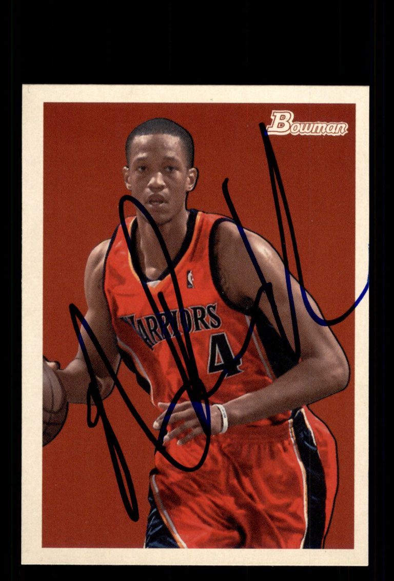 Signed Basketball Card Auto Anthony Randolph 2009-10 Bowman 48 #26 Warriors