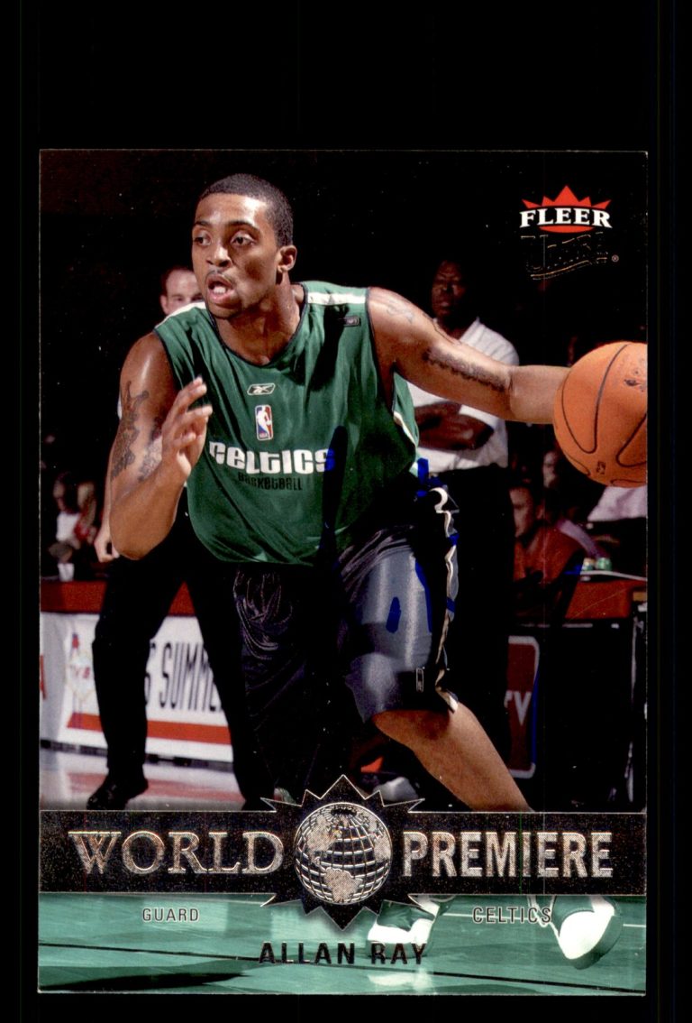 Signed Basketball Card Auto Allan Ray 2006-07 Ultra #215 Boston Celtics