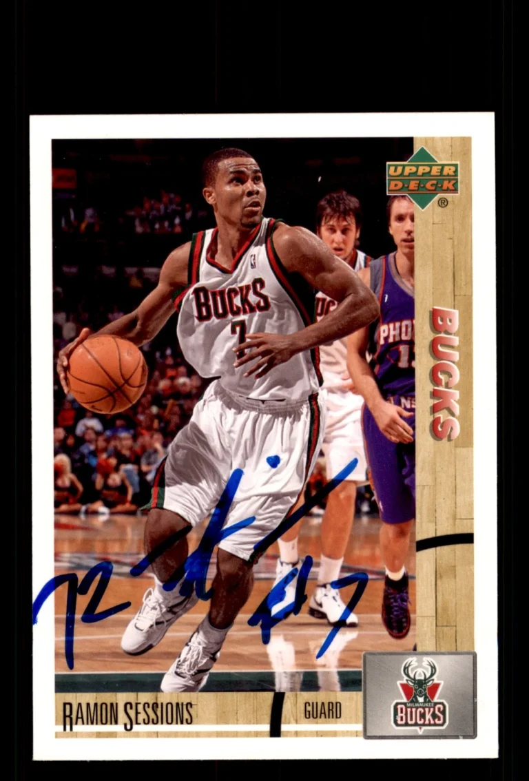 Signed Basketball Card Auto Ramon Sessions 2008-09 Upper Deck Lineage #188 Bucks