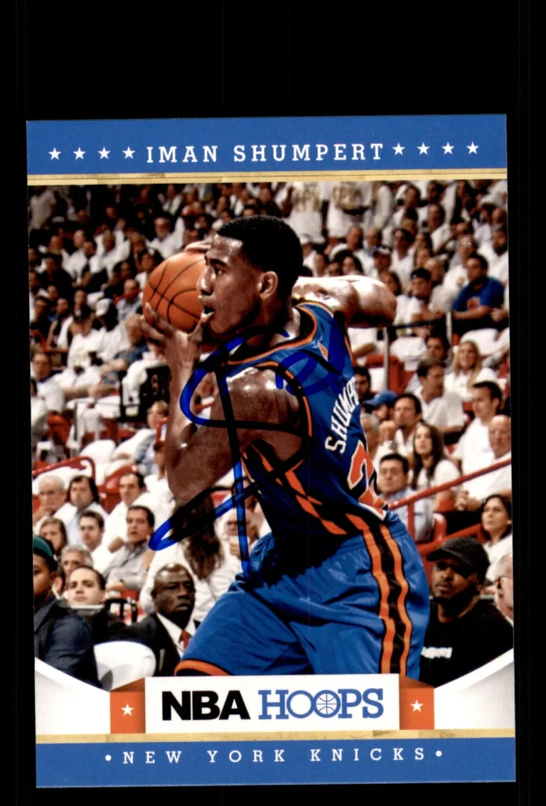 Signed Basketball Card Auto Iman Shumpert 2012-13 Hoops #238 New York Knicks