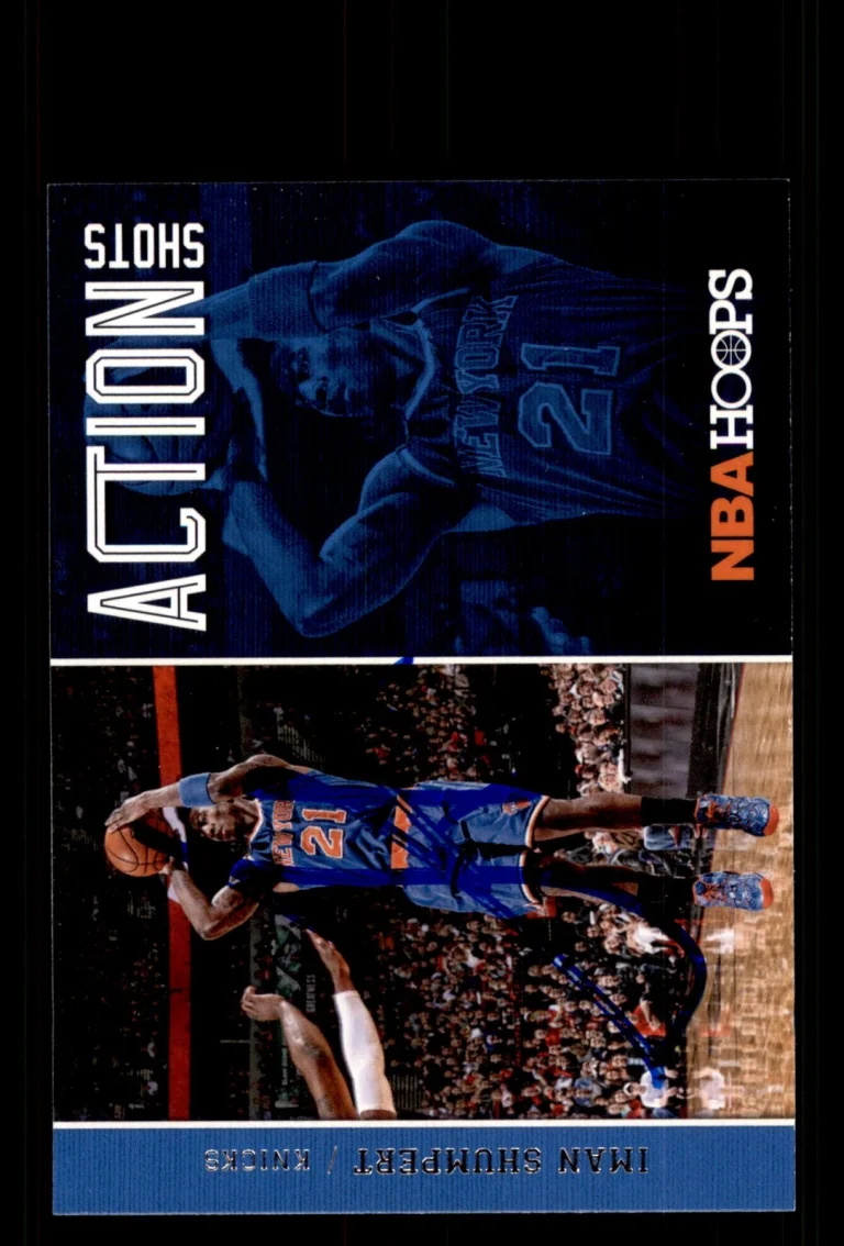 Signed Basketball Card Auto Iman Shumpert 2013-14 Hoops #14 New York Knicks