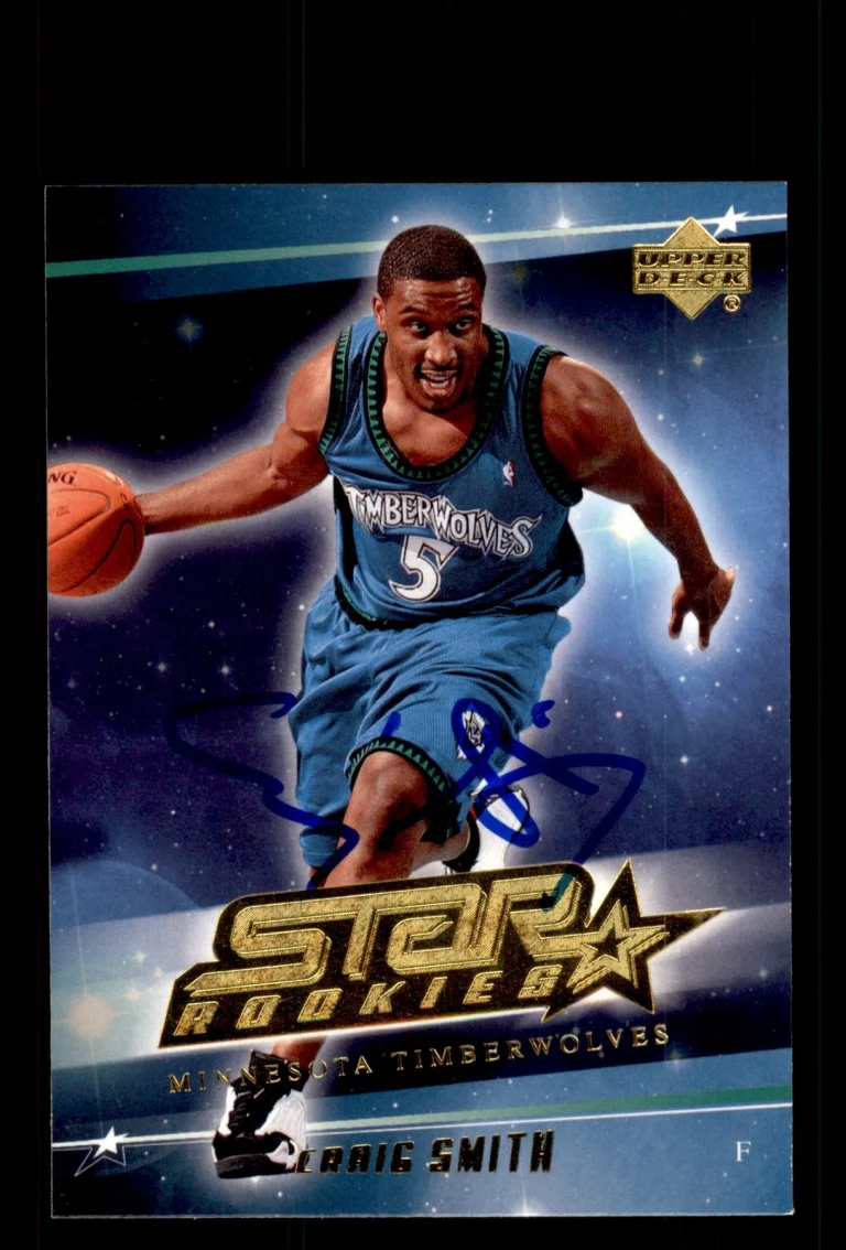 Signed Basketball Card Auto Craig Smith 2006-07 Upper Deck #234 Timberwolves