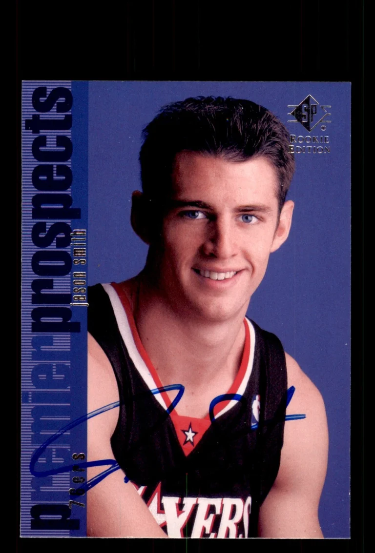 Signed Basketball Card Auto Jason Smith 2007-08 SP Rookie Edition #105