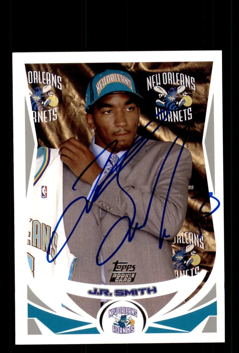 Signed Basketball Card Auto J.R. Smith 2004-05 Topps #238 New Orleans Hornets