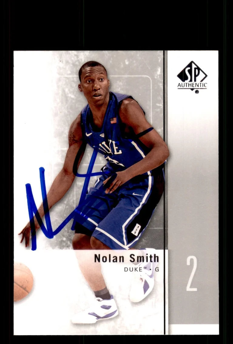 Signed Basketball Card Auto Nolan Smith 2011-12 SP Authentic #22 Duke
