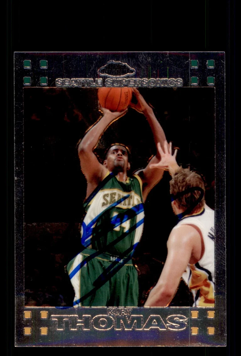 Signed Basketball Card Auto Kurt Thomas 2007-08 Topps Chrome #69