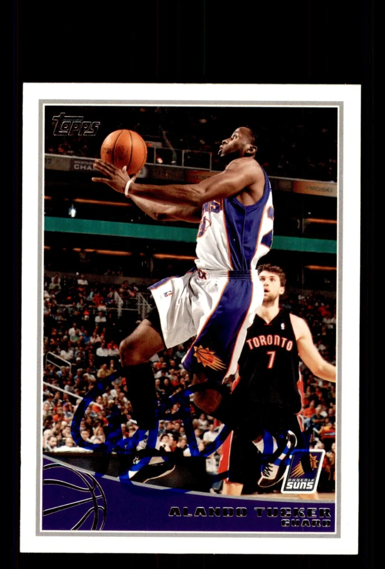 Signed Basketball Card Auto Alando Tucker 2009-10 Topps #244 Phoenix Suns