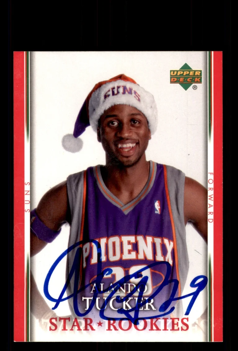 Signed Basketball Card Auto Alando Tucker 2007-08 Upper Deck #SH-TU Suns