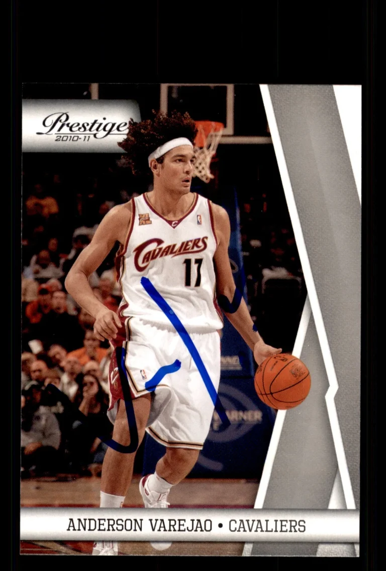 Signed Basketball Card Auto Anderson Varejao 2010-11 Panini Prestige #17 Cavs