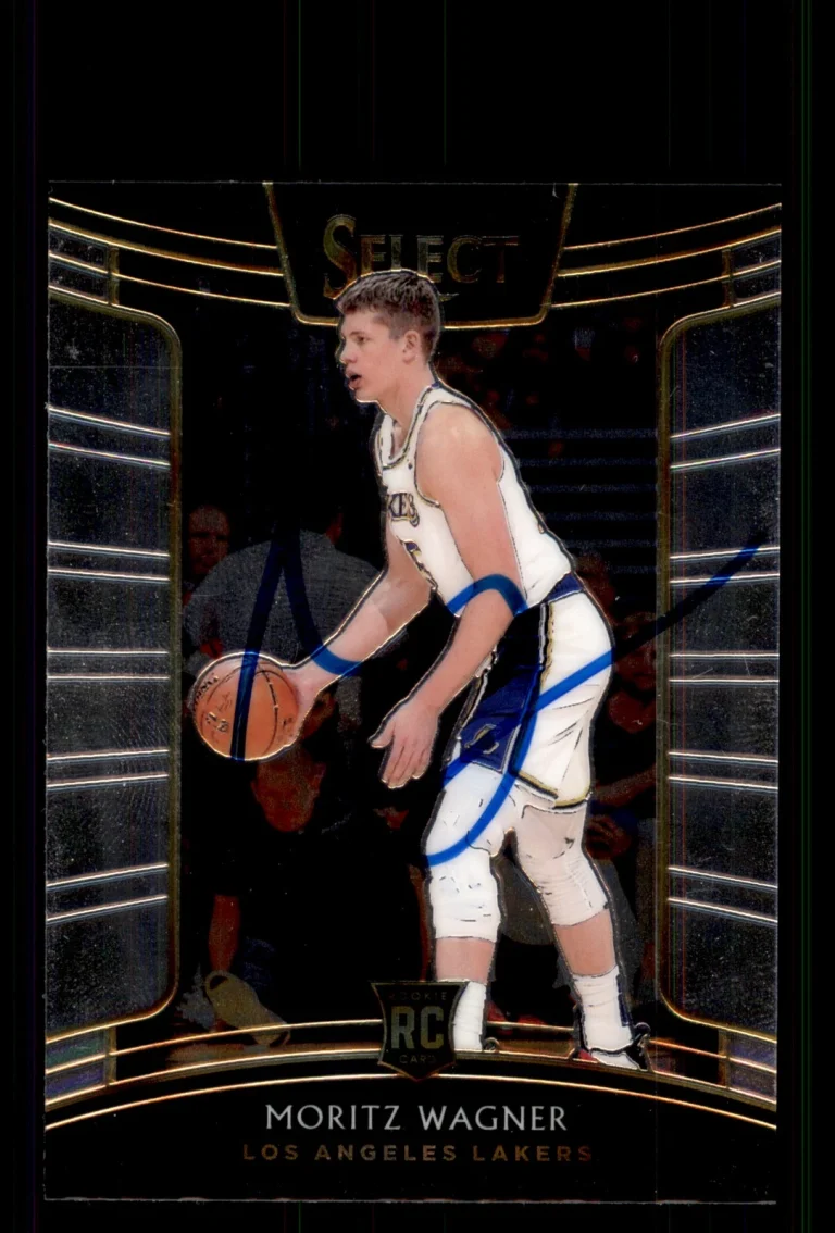 Signed Basketball Card Auto Moritz Wagner 2018-19 Panini Select #49 Lakers