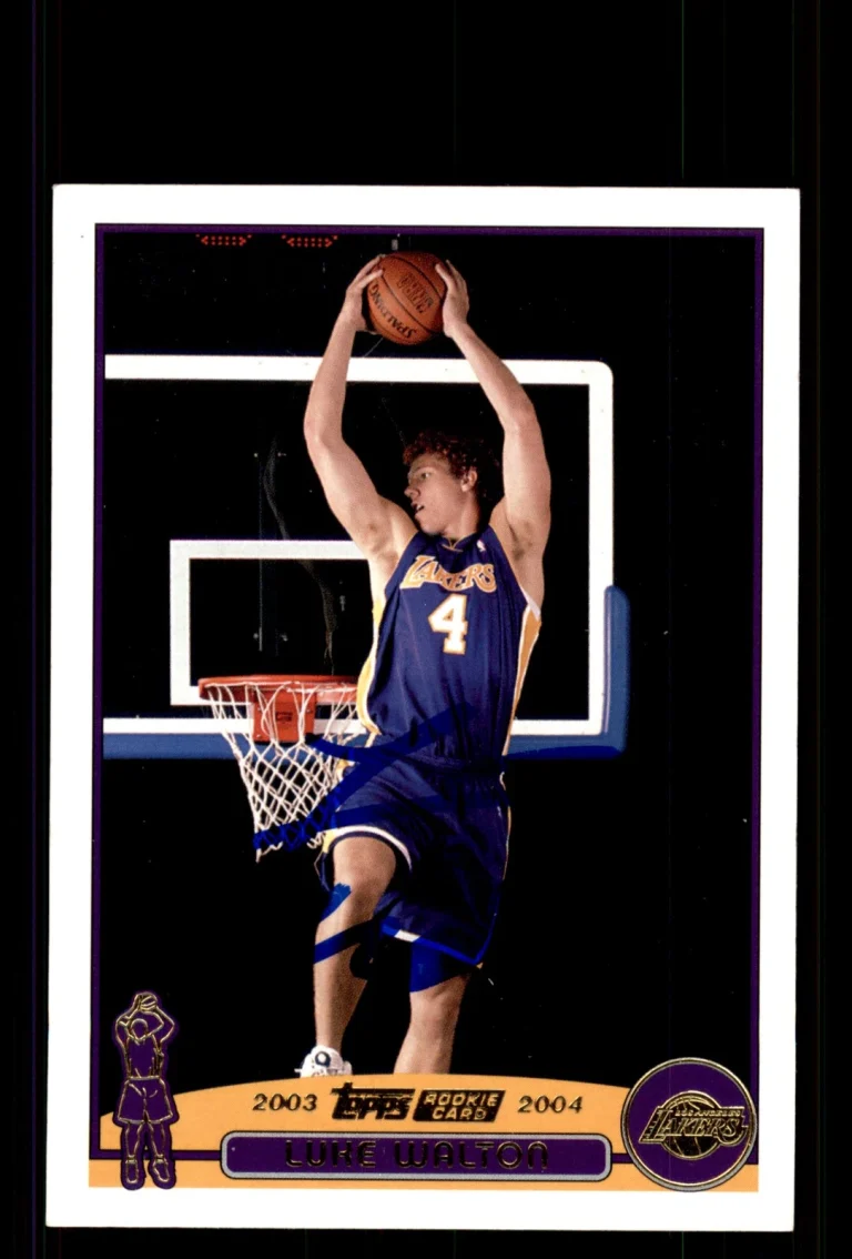 Signed Basketball Card Auto Luke Walton 2003-04 Topps #251 Los Angeles Lakers