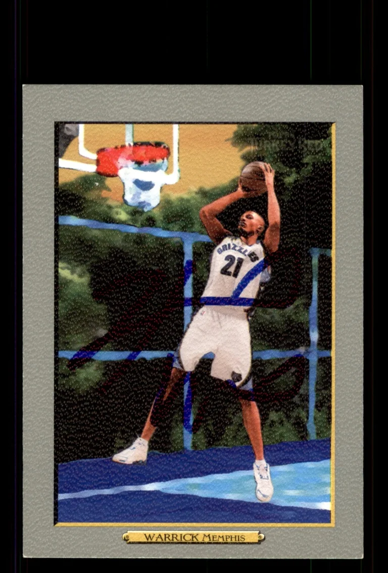 Signed Basketball Card Auto Hakim Warrick 2006-07 Topps Turkey Red #68