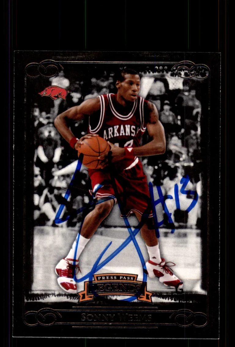 Signed Basketball Card Auto Sonny Weems 2008-09 Press Pass Legends #2