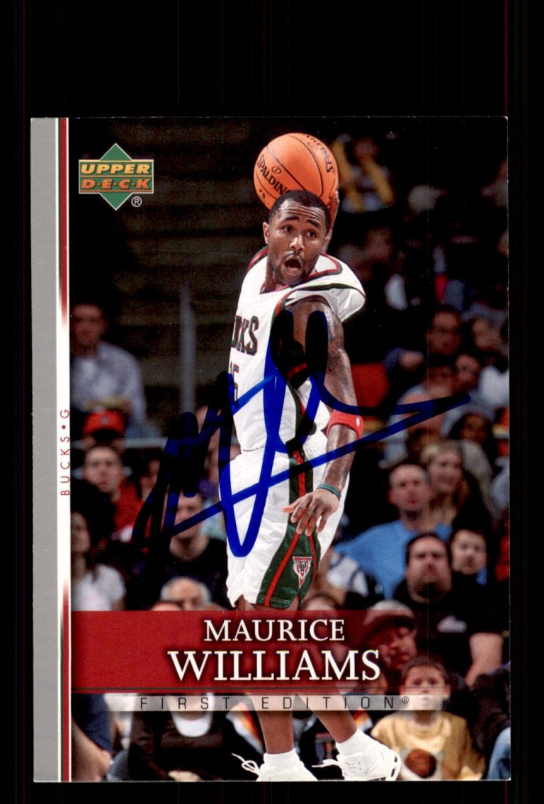 Signed Basketball Card Auto Mo Williams 2007-08 Upper Deck First Edition #142