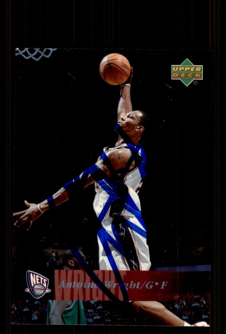 Signed Basketball Card Auto Antoine Wright 2006-07 UD Reserve #122 Nets