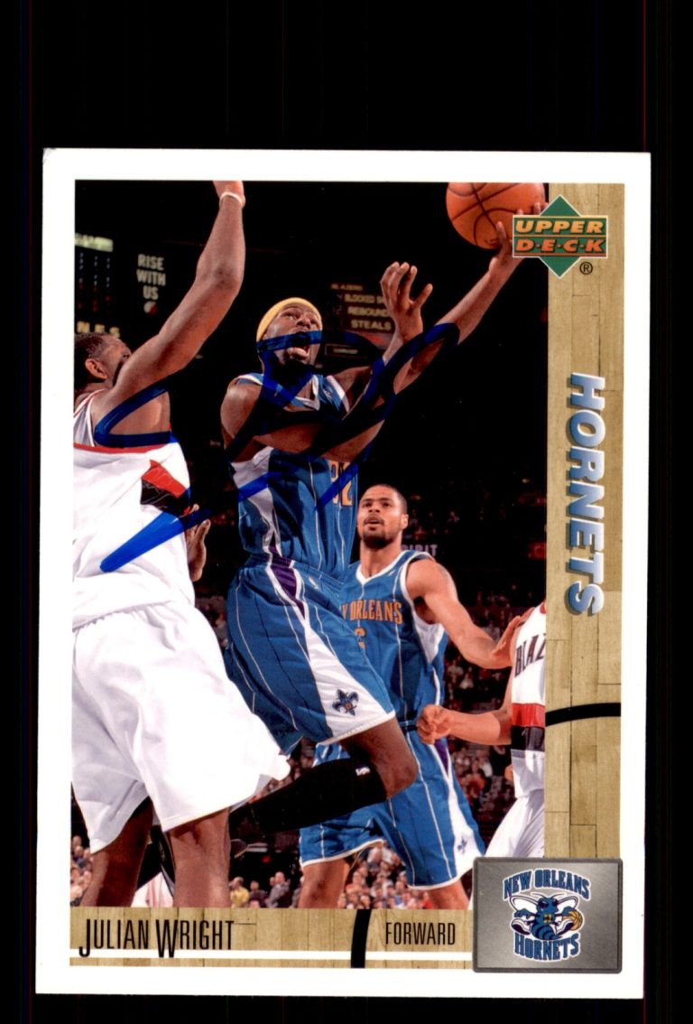 Signed Basketball Card Auto Julian Wright 2008-09 Upper Deck Lineage #194