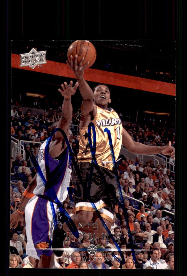 Signed Basketball Card Auto Nick Young 2008-09 Upper Deck #200 Wizards