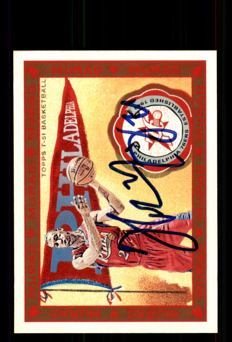 Signed Basketball Card Auto Thaddeus Young 2008-09 Topps T-51 Murad #57 76ers