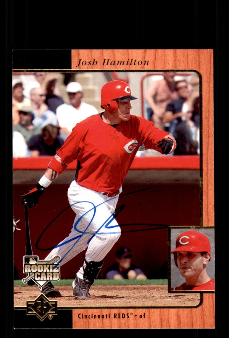 Signed Baseball Card Auto Josh Hamilton 2007 SP Rookie Edition #256 Reds